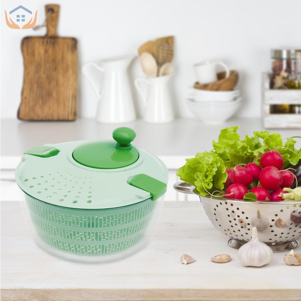 PP Salad Máy Giặt Sấy Nhanh Củ Cải Spinner Tiết Kiệm Thời Gian Salad Spinner Riêng Cho Rau SHOPTKC44