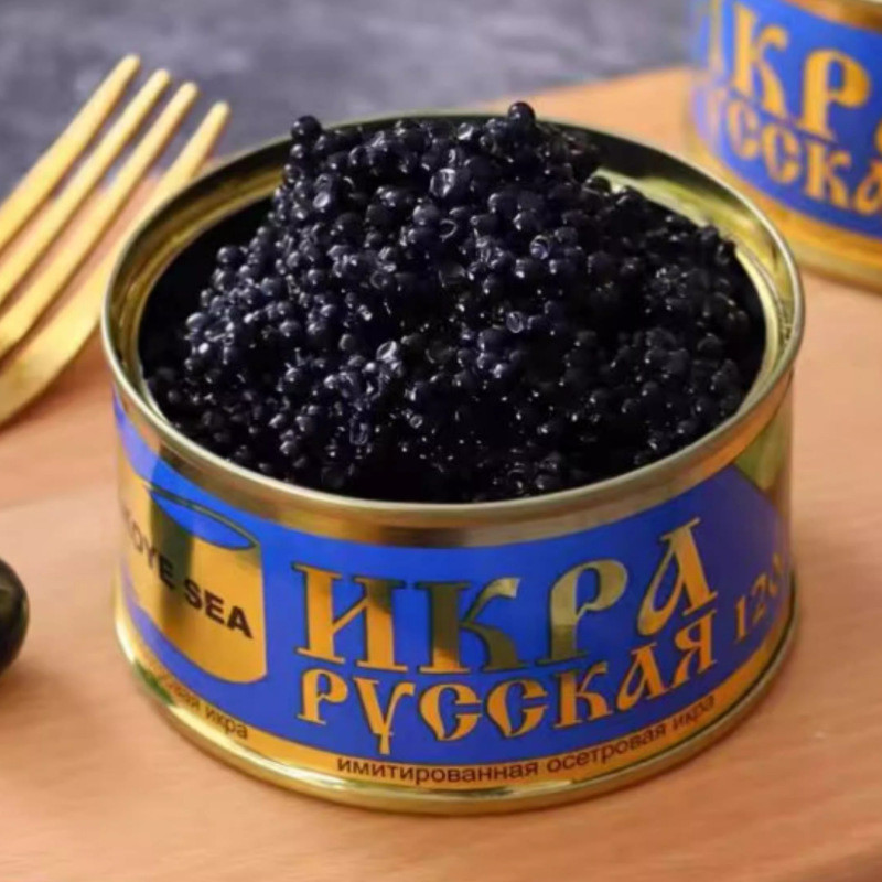 Hàng khô hải sản Bao bì chính hãng Caviar Nga Big Mahal Caviar Red Caviar Sushi / dazayuan3.24