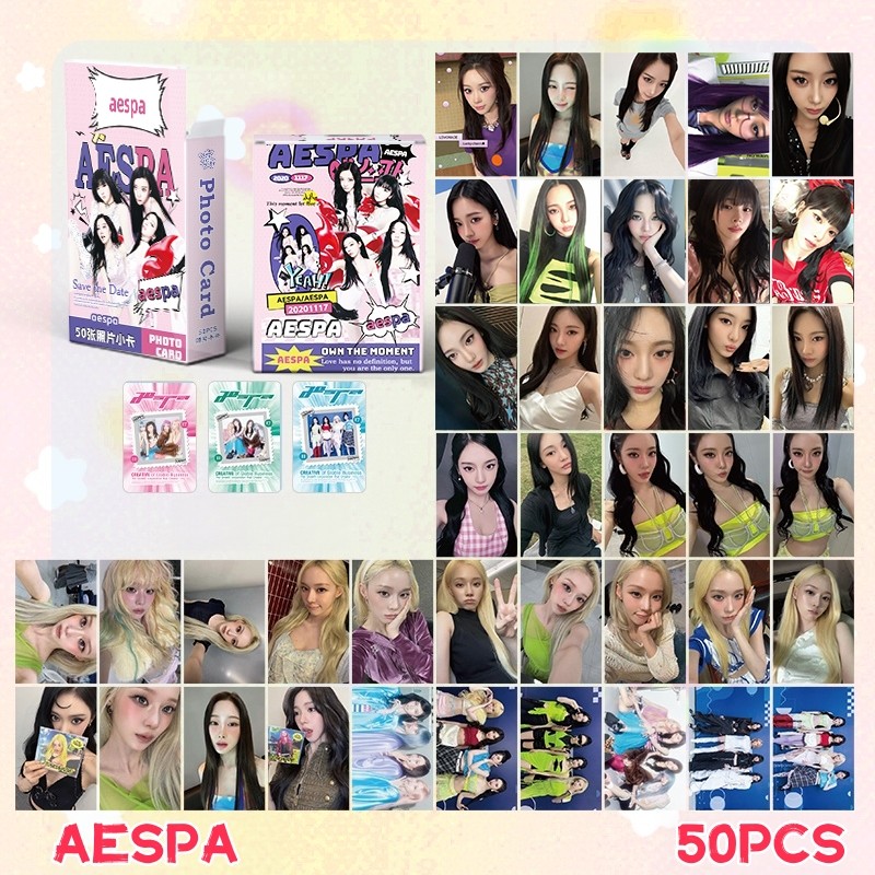 50-60 Cái / hộp Photocards Laser Hình ba chiều Lomo Cards KARINANINGING ĐÔNG GISELLE SOLO Bưu thiếp 