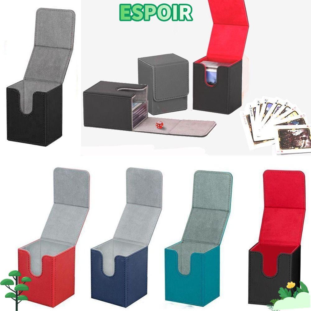 IESPOIRHA Game MTG Trading Card Holder, PU Storage Deck Box, Box Protectors Collectible Game Organiz