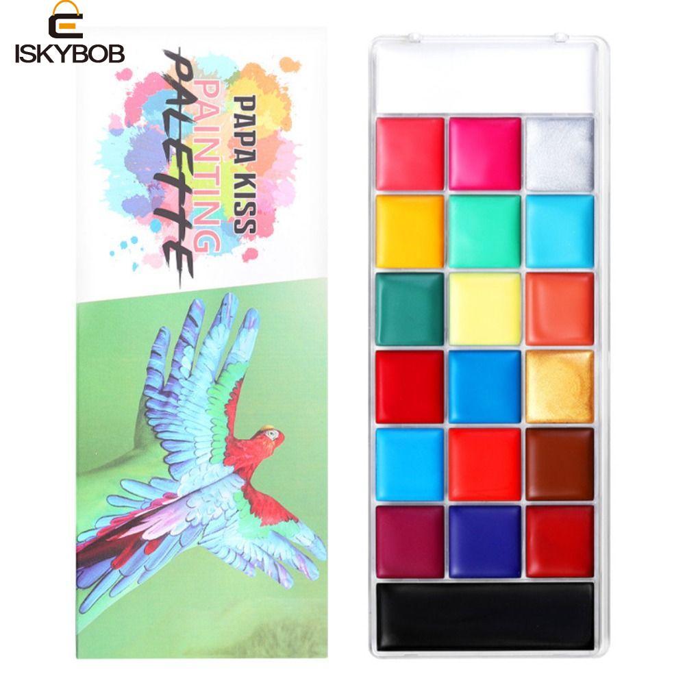 FUJIOU Body Face Painting Kit, Trang Điểm Đầy Màu Sắc Body Art Painting, Mỹ Phẩm Chống Thấm Nước Lâu