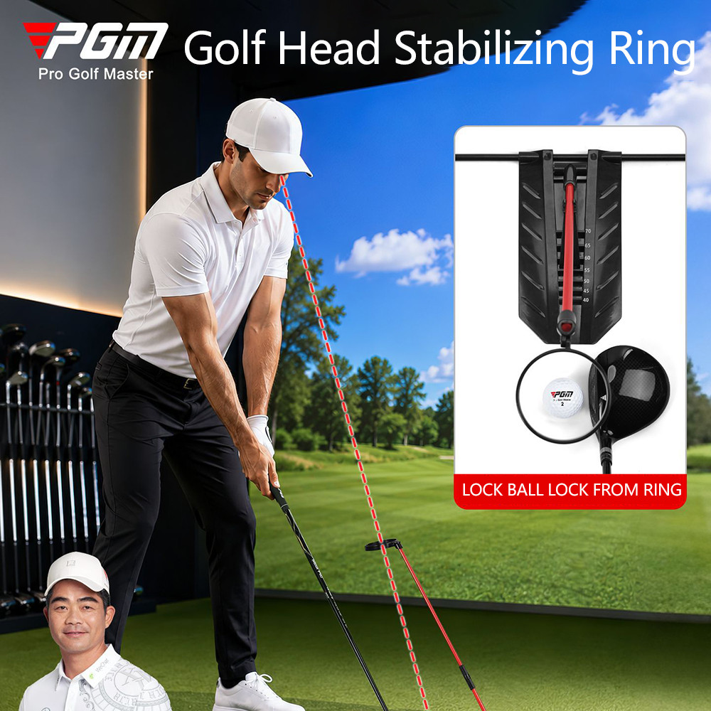 PGM Golf Swing Alignment Rod Golf Alignment Stick Holder Swing Practice Plate Trainer Swing Angle Đi