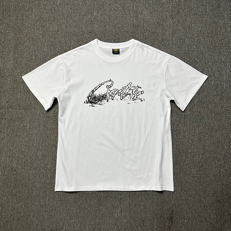 VLONE FOG Demon Island Corteiz Demon Island In Hình Đường Phố Rời Nam Áo Thun Tay Ngắn High Street t