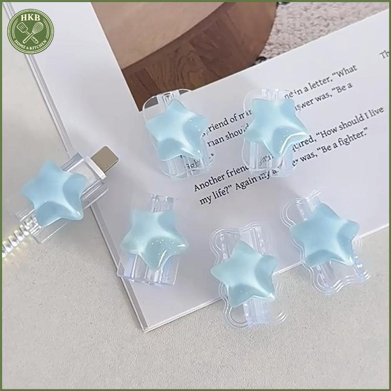 [SH] Hàn Quốc Dễ Thương 3D Ocean Stars Change Charger Protector Cover Dây Sạc Bảo Vệ Người Tổ Chức W