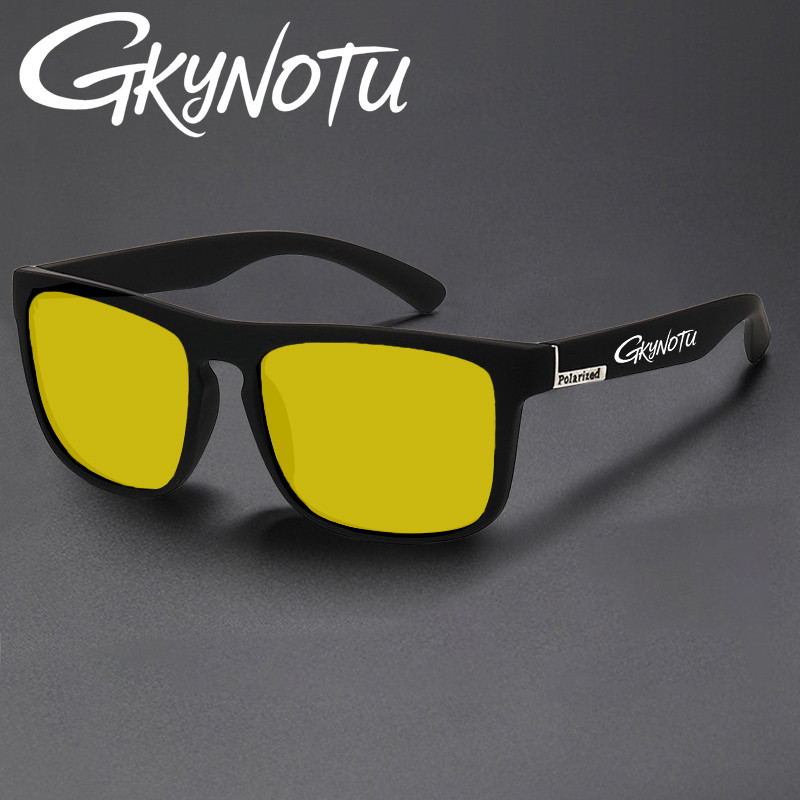 GKYNOTU Polarized Fishing Glasses UV400 Sport Sunglasses For Cycling Driving Outdoor Adventure Eyewe