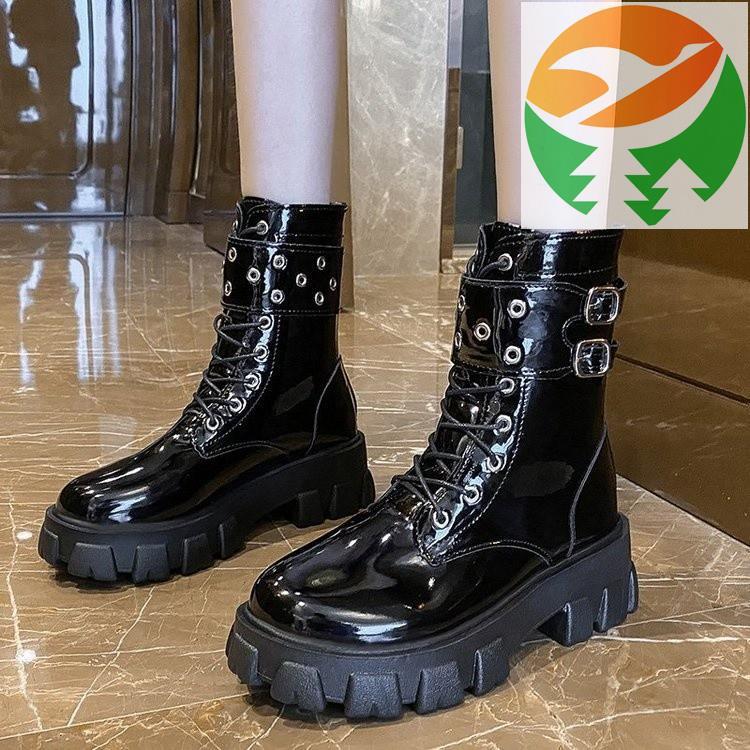 Rg1 Wmes Cao Cấp Booties Dày Booties MartBts KasAklBts RBack Dây Kéo