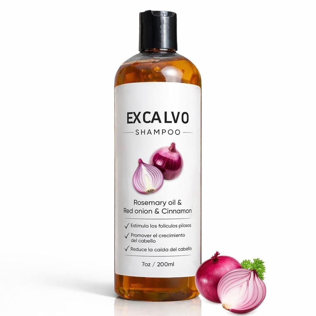 1GP3 Onion shampoo，Contains red onion、Cinnamon Extract、Rosemary oil，Helps hair grow quickly，Increase
