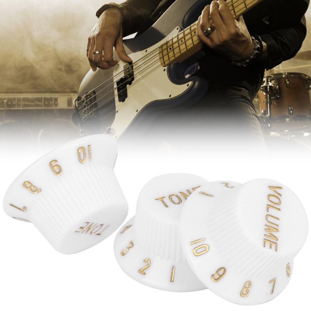 Music _ studio-PH 3 Cái Núm Điều Khiển Đàn Guitar 1 Tập 2 Tone Fit Top Bộ Nhựa Cho Bass Điện GD73