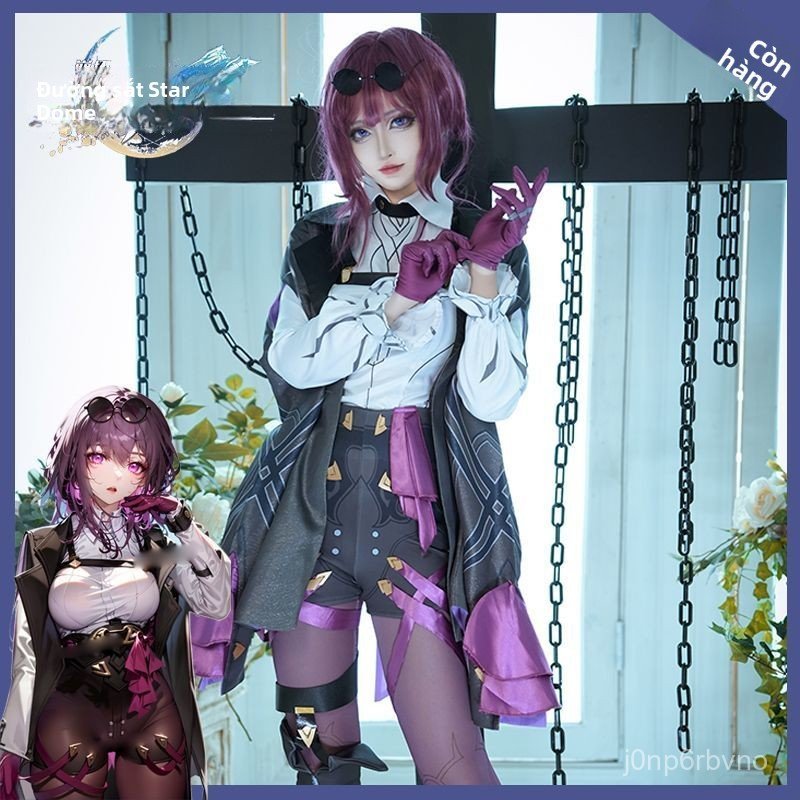 Bộ đồ cosplay Kafka Honkai Star Rail phong cách ngự tỷ quyến rũ trang phục game anime