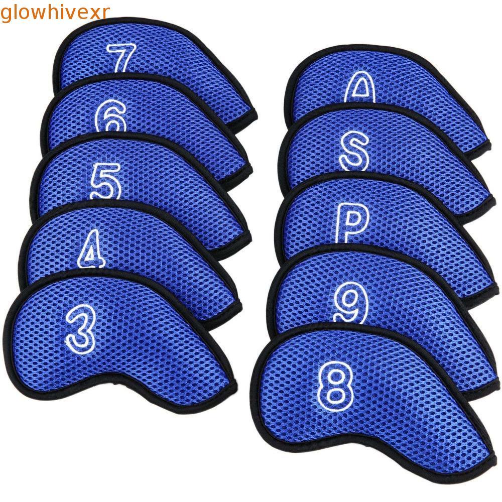 GLOWHIVE Golf Club Cover Golf Putter Bền Golf Head Cover Neoprene Vỏ Bảo Vệ 3,4,5,6,7,8,9, P, S, A I