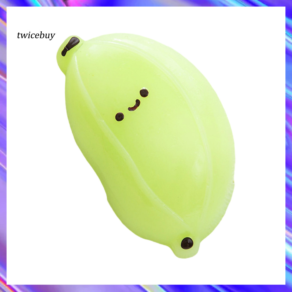 [TY] Đồ chơi chuối Tpr Đồ chơi chuối giảm căng thẳng Mô phỏng Đồ chơi bóp chuối hoạt hình – Co giãn 