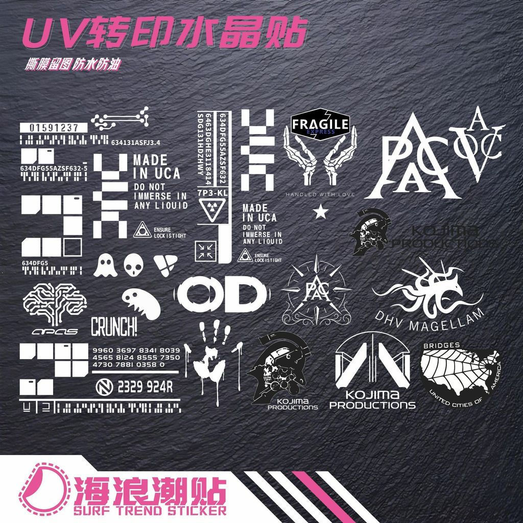 New Product#Death Stranding Hideo Kojima game merchandise stickers sci-fi mecha style waterproof cyb
