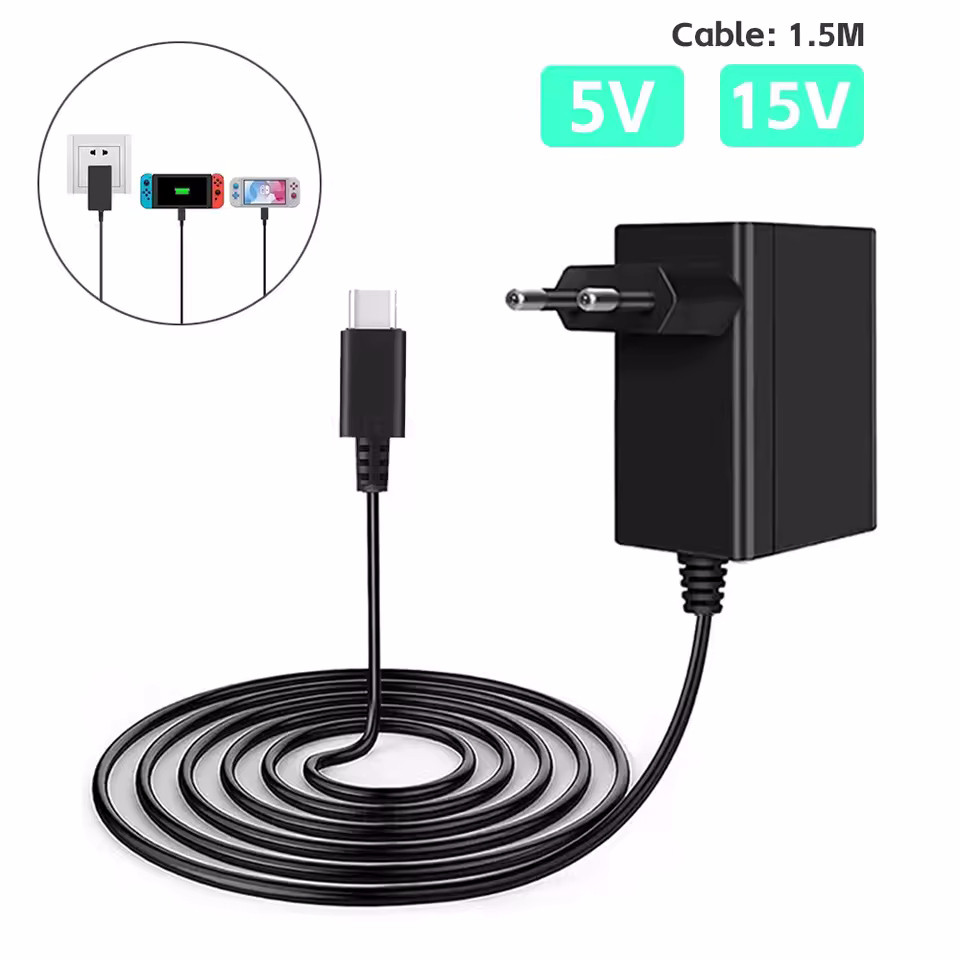Bộ Chuyển Đổi Nguồn Tivi Dock Mini Docking Trạm Sạc Cho Nitendo Swich Nintendo Switch OLED Lite Máy 