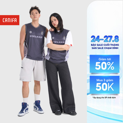 Áo Tank Top Unisex Người Lớn CANIFA Vietnam 75 5TA26S001