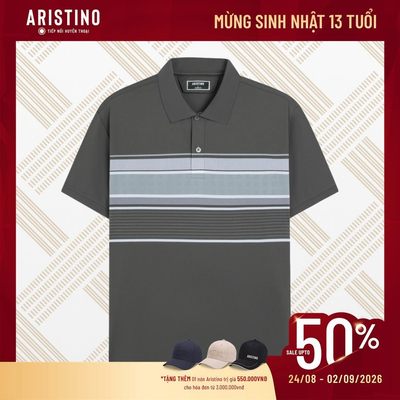 Áo Polo Nam  Ngắn Tay Aristino Regular Fit bền chắc nhanh khô co giãn tốt APS030AS2/APS602EDP01
