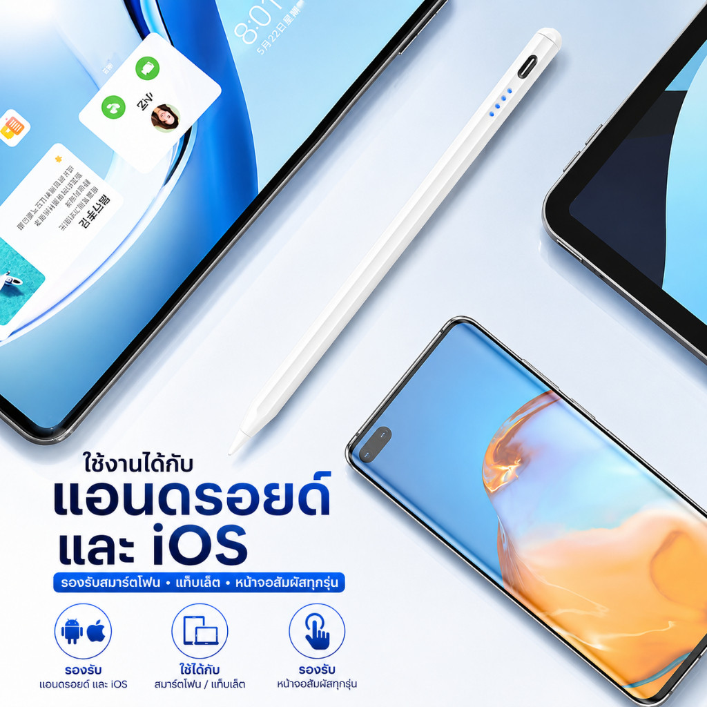 ️ Bút chì Styp Stylus có thể được sử dụng với nhiều mẫu iPad / Samsung / Huawei / Lenovo / Redmi Pad