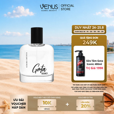 [MUA 1 TẶNG 1] Nước Hoa Nam Gota hương thơm mạnh mẽ, nam tính chính hãng 50ml