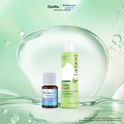 Men vi sinh Enterogermina Baby Comfort Lọ 8ml + DDVS Phụ nữ Lactacyd Odor Fresh 24H 250ml