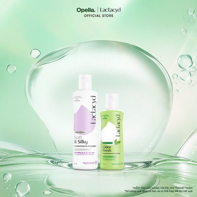 Bộ Dung Dịch Vệ Sinh Phụ Nữ Lactacyd Soft & Silky Dưỡng Ẩm 250ml + Odor Fresh Ngăn Mùi 24H 150ml