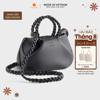 Túi Yuumy (Thời trang nữ kiểu đám mây size 22 - Túi đeo chéo da Seasand YN257)