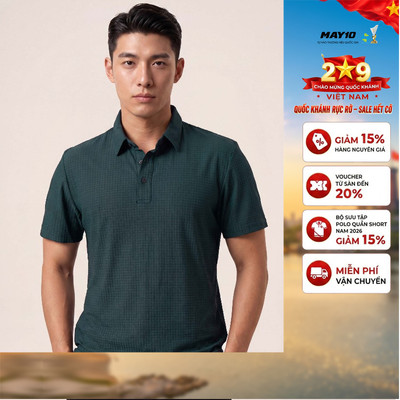 Áo phông nam cộc tay GrusZ mã 140126017GZTĐ APVG01
