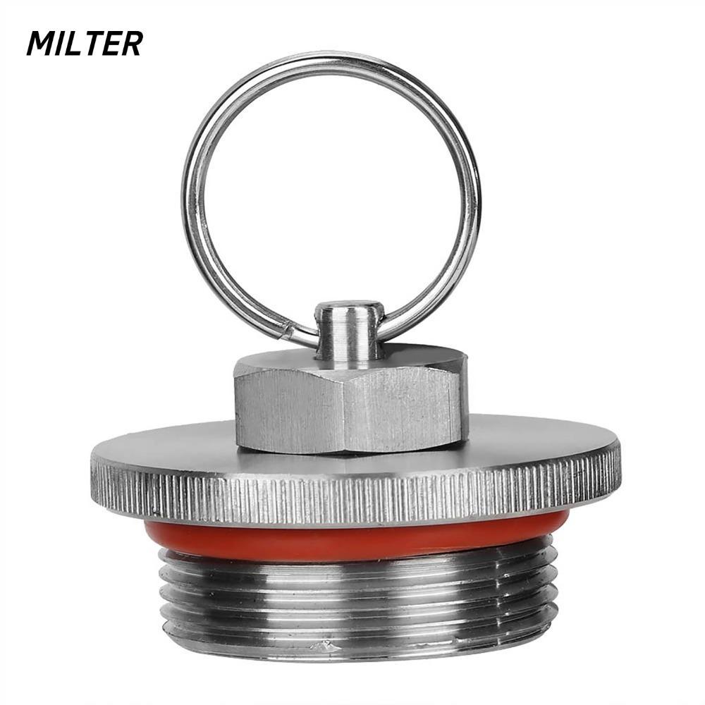 MILTER Mini Keg Nắp, Van giảm áp cho 2L 3.6L Keg Homebrew Keg Nắp, Nắp van giảm áp mini có thể tái s