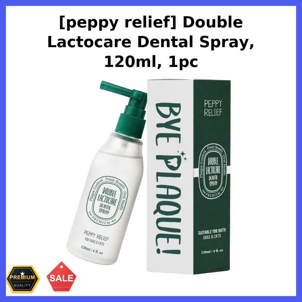 [Giảm đau peppy] Xịt nha khoa Lactocare đôi, 120ml, 1pc / Xịt nha khoa Hàn Quốc / Chăm sóc hơi thở t