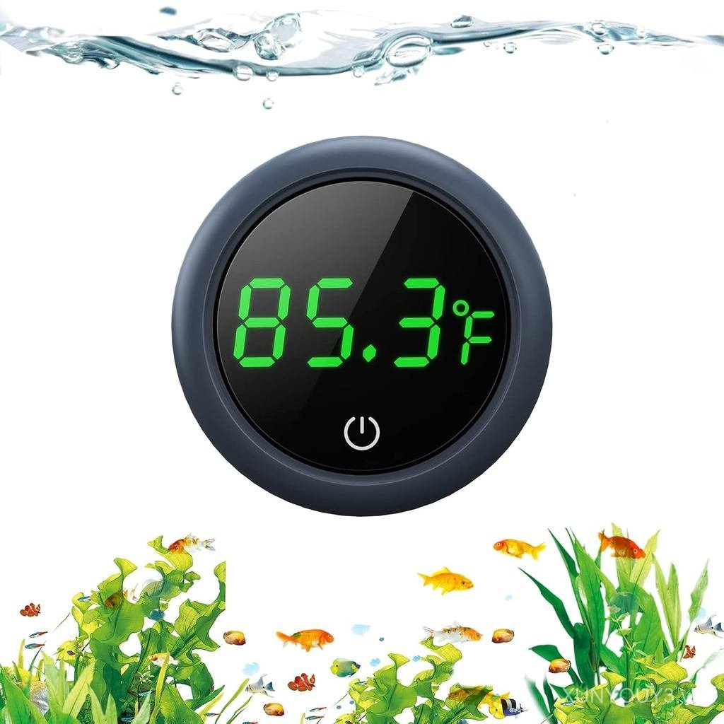 PAIZOO Fish Tank Digital Thermometer Accurate LED Display to ±0.9°F Tank Thermometer Aquarium Temper