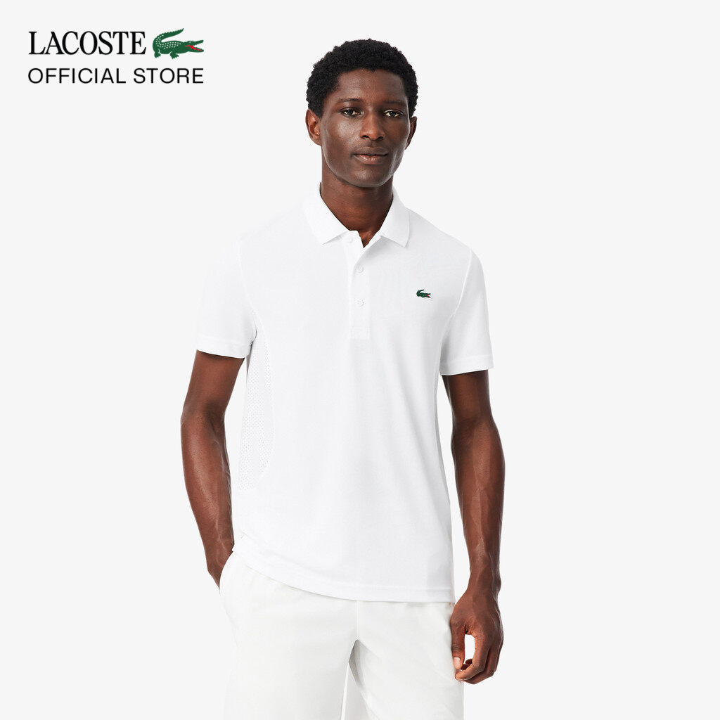 Áo Polo Tennis Lacoste Nam x Novak Djokovic Dáng Suông