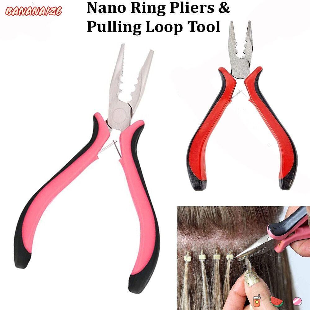 Kìm nối tóc BANANA1Z6, Dụng cụ kéo thép bằng thép, Dụng cụ nối dài tóc Loại bỏ phần mở rộng bền chuy