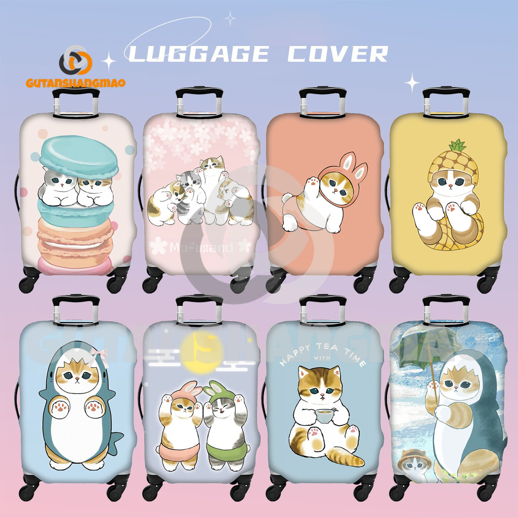 Mofusand Luggage Cover Washable Suitcase Protector Anti-scratch Suitcase Cover Fits 18-32 Inch
