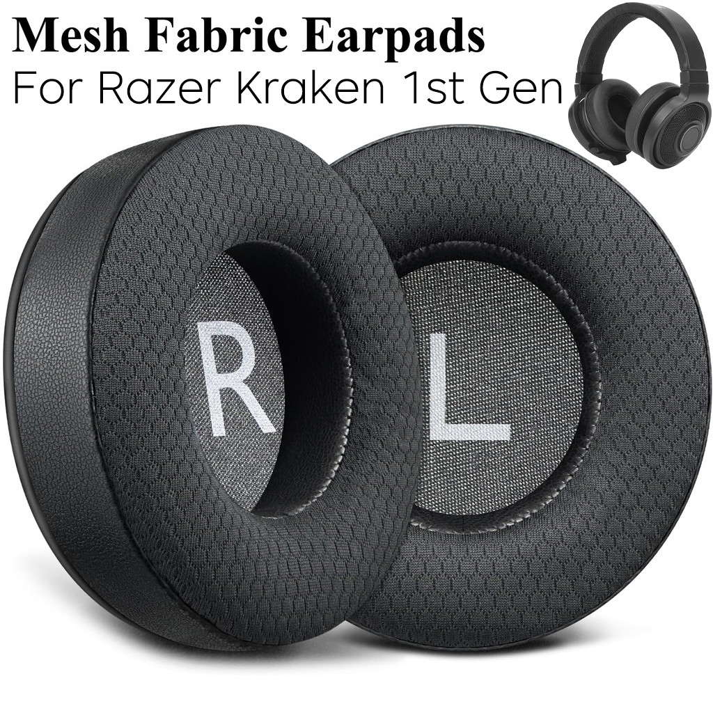 Miếng đệm tai nghe bằng vải lưới cho Razer Kraken thế hệ thứ 1, Kraken 2014 Pro V1, Kraken 7.1 V1, K