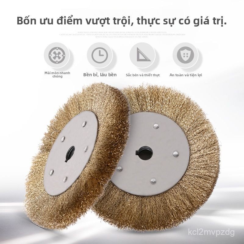 Bánh cước máy đánh bóng đường kính 250, bánh cước chống gỉ đánh bóng kim loại bền bỉ
