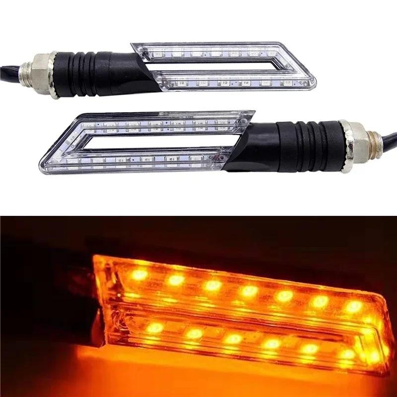 Đa Năng Xe Máy LED Bật Tín Hiệu Đèn Báo Đèn Cho KAWASAKI Honda Z750 Z800 Z1000 Đèn Đuôi Xe Máy Tùy C
