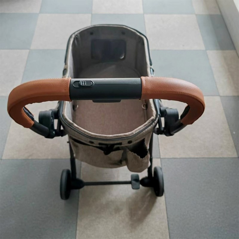 Yoo Ergonomic Baby Carriage Handle Cover Tay cầm bằng da PU chống gió