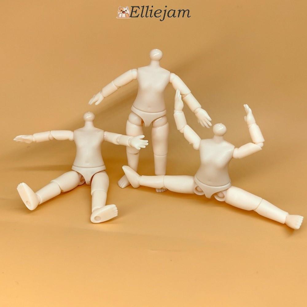 Búp bê hình ELLIEJAM, Búp bê cơ thể nhiều khớp cao 3in 4in, Búp bê Anime Thân búp bê BJD PVC bền bỉ 