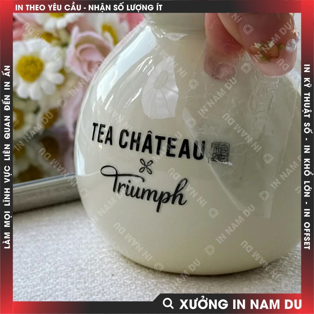 Print Logo Images with 3D UV Stamps to stick on Ceramic Cups, Ceramic Mugs, Glass Cups