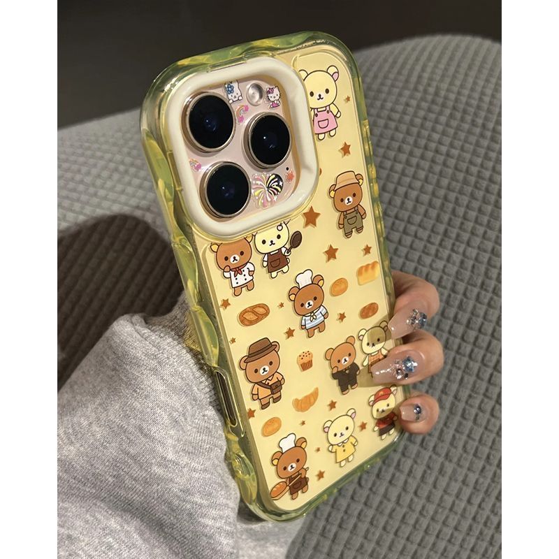 Baker Rilakkuma cho iPhone Case 17 Pro Max 17 Pro 17 16 Pro Max 16 Pro 16 15 Pro Max 15 Pro 15 14 Pr