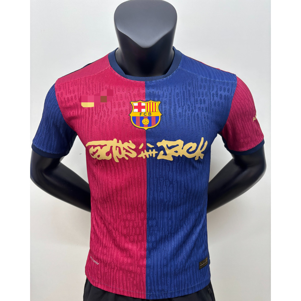 Chất Lượng Hàng Đầu Cầu Thủ 2024-25 Barca Sân Nhà Của Barcelona Jersey Nam Nữ Bóng Đá Bóng Đá Thể Th