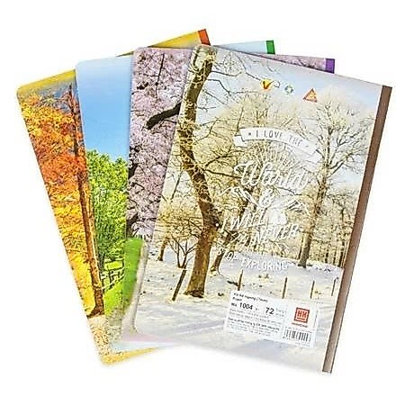 10 Quyển Vở Hồng Hà kẻ ngang 72 trang.