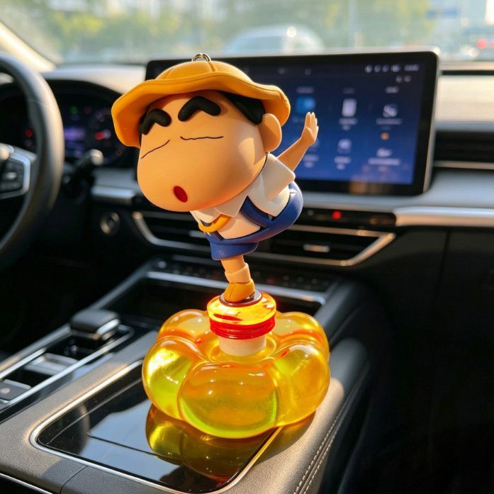 Phong Cách Mới Xoay Được Crayon Shin-Chan Hợp Thời Trang Chơi Hình Trang Trí Xe Người Ảnh Hưởng Giải