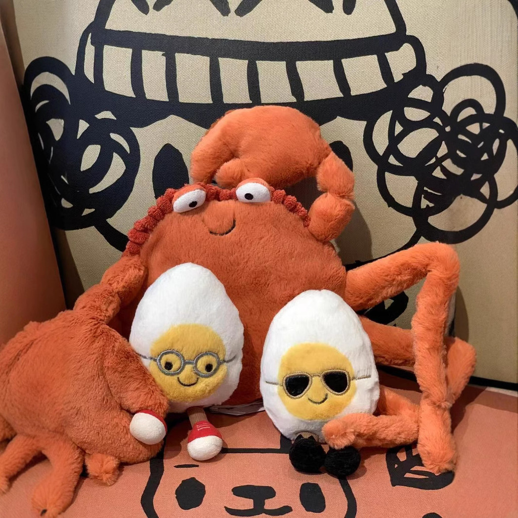 DCQ8 Crisspin Crab Ocean Series Plush Toy Comfort Doll