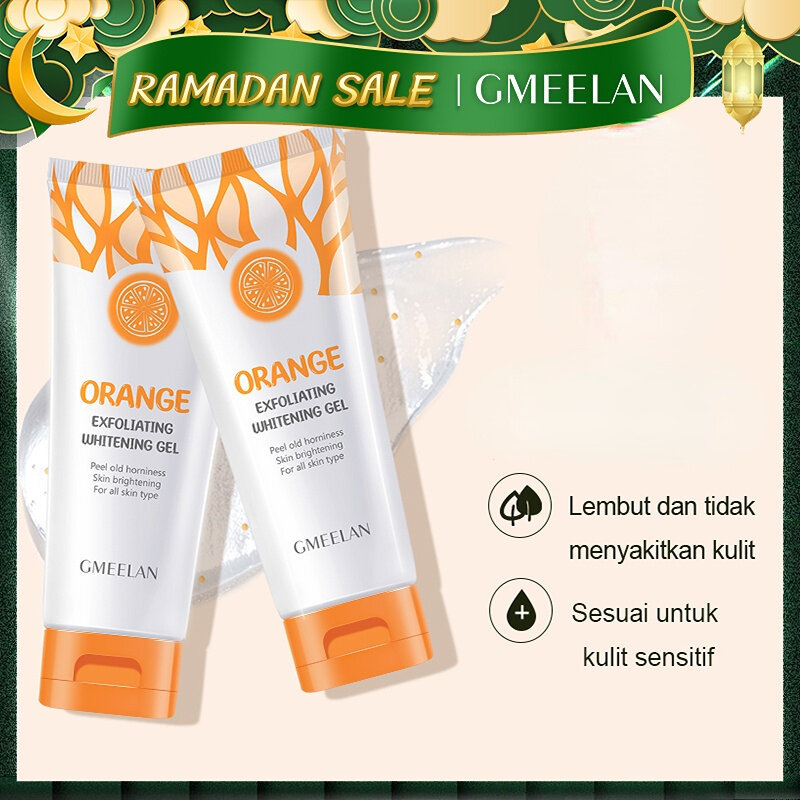 Gmeelan cam tẩy tế bào chết gel làm trắng cơ thể tẩy tế bào chết da mặt gel lột gel dưỡng ẩm làm trắ