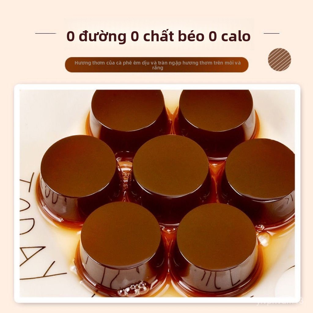 Thạch konjac vị cà phê 0 đường 0 béo, đồ ăn vặt ít calo tốt cho sức khỏe, bán chạy giao nhanh