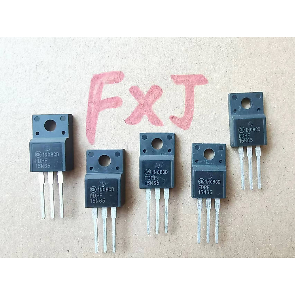 Miếng) Trường FDPF15N65 (Ống 5 Hiệu Ứng TO-220F Sản Phẩm Mới Chính Hãng 15N65 ynb6 (5 Cái)