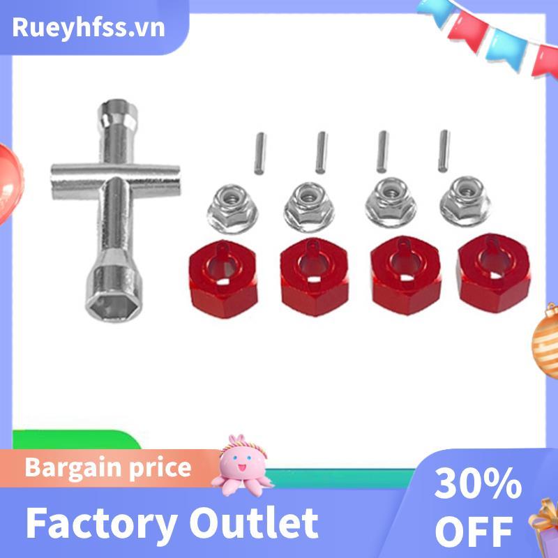 Bộ cờ lê lục giác bằng kim loại cho 1 / 14 14210 1 / 16 RC Phụ tùng đai ốc ô tô