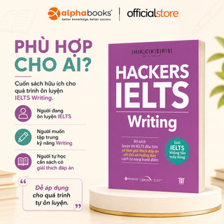 Sách > HACKERS IELTS: Writing (Tái bản mới nhất - Dòng sách ngoại ngữ GAMMA)