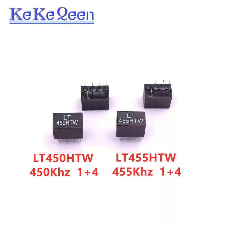 5 Cái / lốc LT455HTW LT450HTW LT450HW LT455HW 1 + 4 5Pin DIP-5 455KHz 450KHz Bộ lọc gốm cho rơle tín