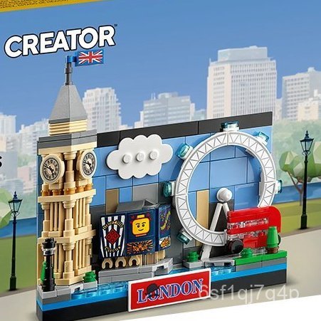 40569 Bộ sưu tập đồ chơi lắp ghép sáng tạo hình bưu thiếp London