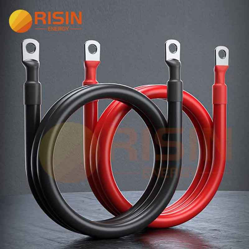 Dây kết nối ô tô điện silicon mềm 8AWG 10AWG màu đỏ và đen dương